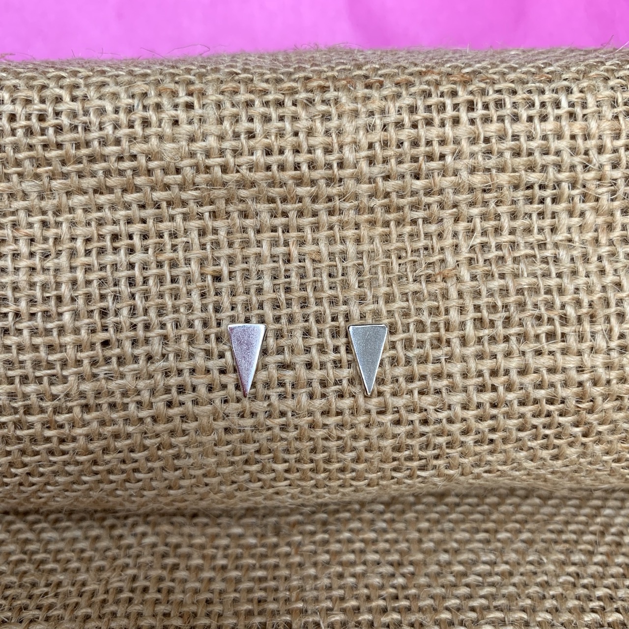 Triangle mini studs - stud earrings