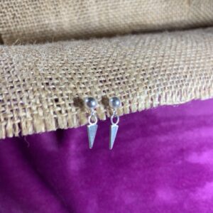 Triangle mini drops - stud earrings
