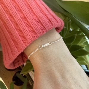 A little piece of 'Joy' bar charm bracelet