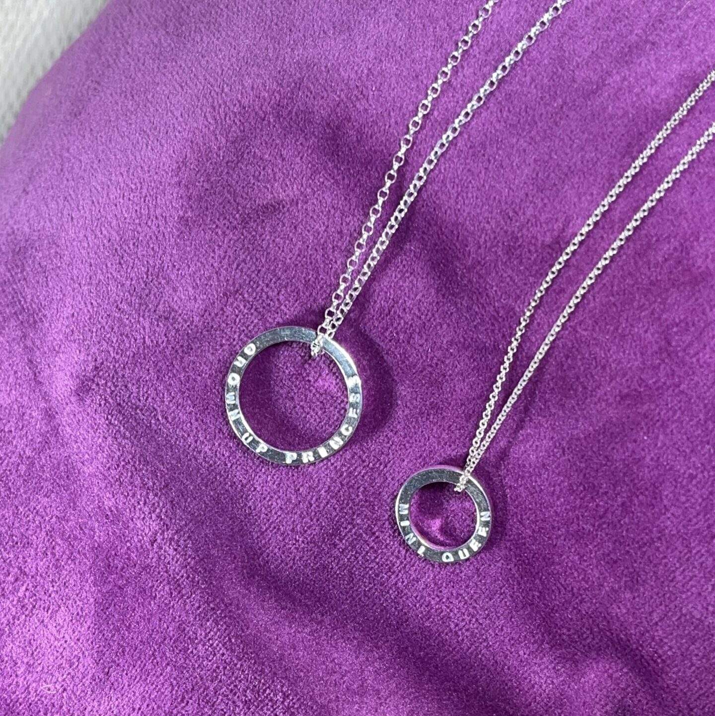 'Straighten your crown' - 'Grown up Princess' halo pendant - dainty chain - Image 8