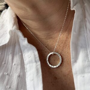 'Straighten your crown' - 'Grown up Princess' halo pendant - dainty chain