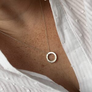 'Straighten your crown' - 'Mini Queen' halo pendant